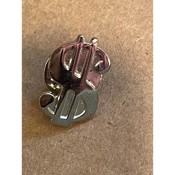 PLAYBOY Other - Playboy Club Vintage Y2K Money Sign Silver Pin Brooch Lapel‎